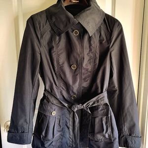 *SOLD* Cole Haan Black Rain coat